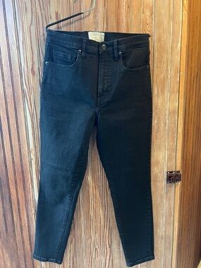 Everlane The High Rise Skinny Jean | 30 Ankle | Black